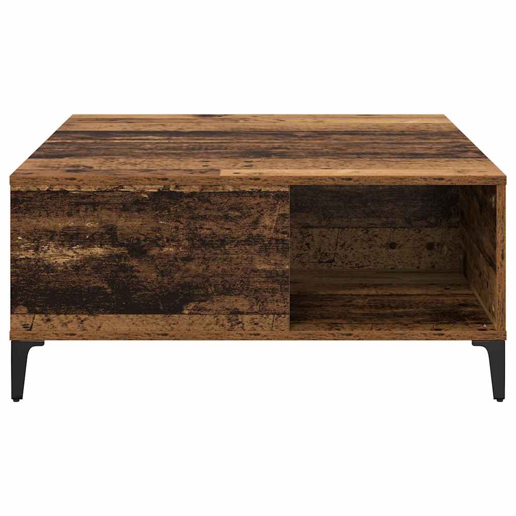 Kaffebord Gamle tre 80 x 80 x 36,5 cm Konstruert tre