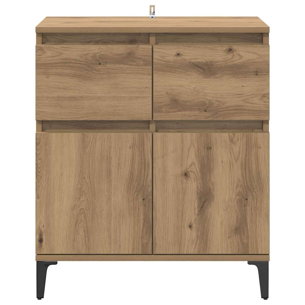 Serviesskap Artisan Eik 60 x 35 x 70 cm Ingeniørtre og jern