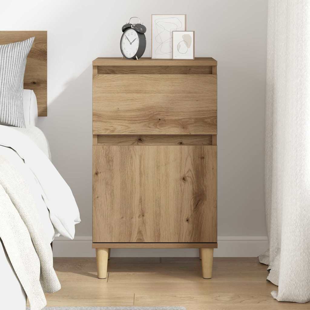 Nattbordskap Artisan Eik 40 x 35 x 70 cm Konstruert tre