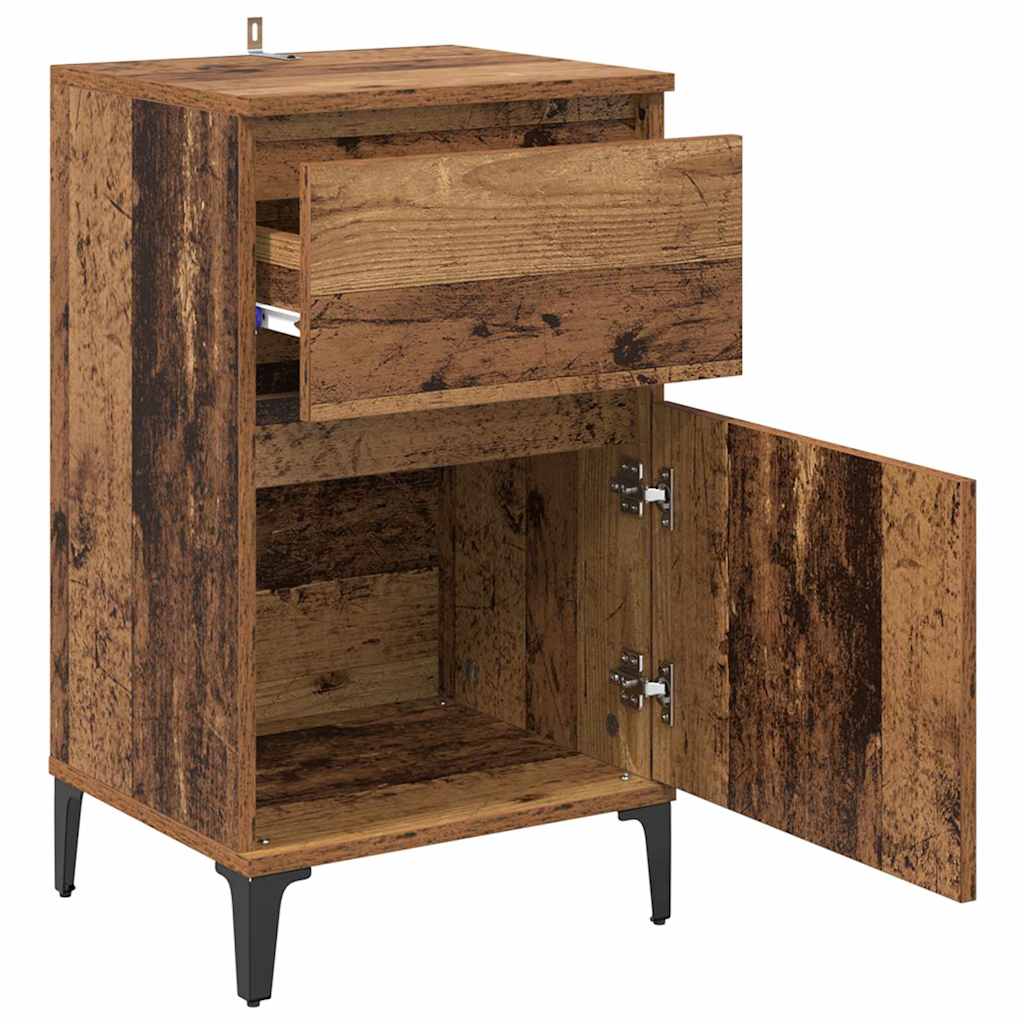 Nattbordskap Gammelt tre 40 x 35 x 70 cm Konstruert tre