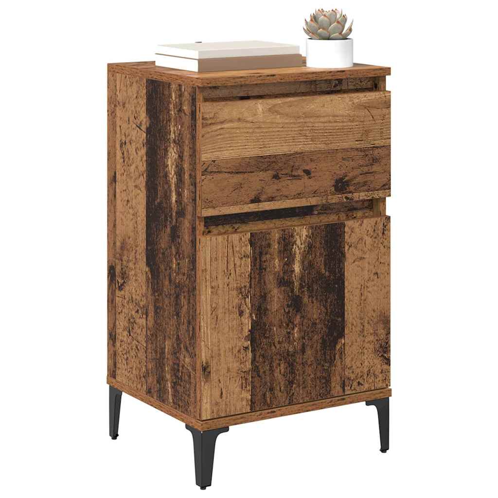 Nattbordskap Gammelt tre 40 x 35 x 70 cm Konstruert tre