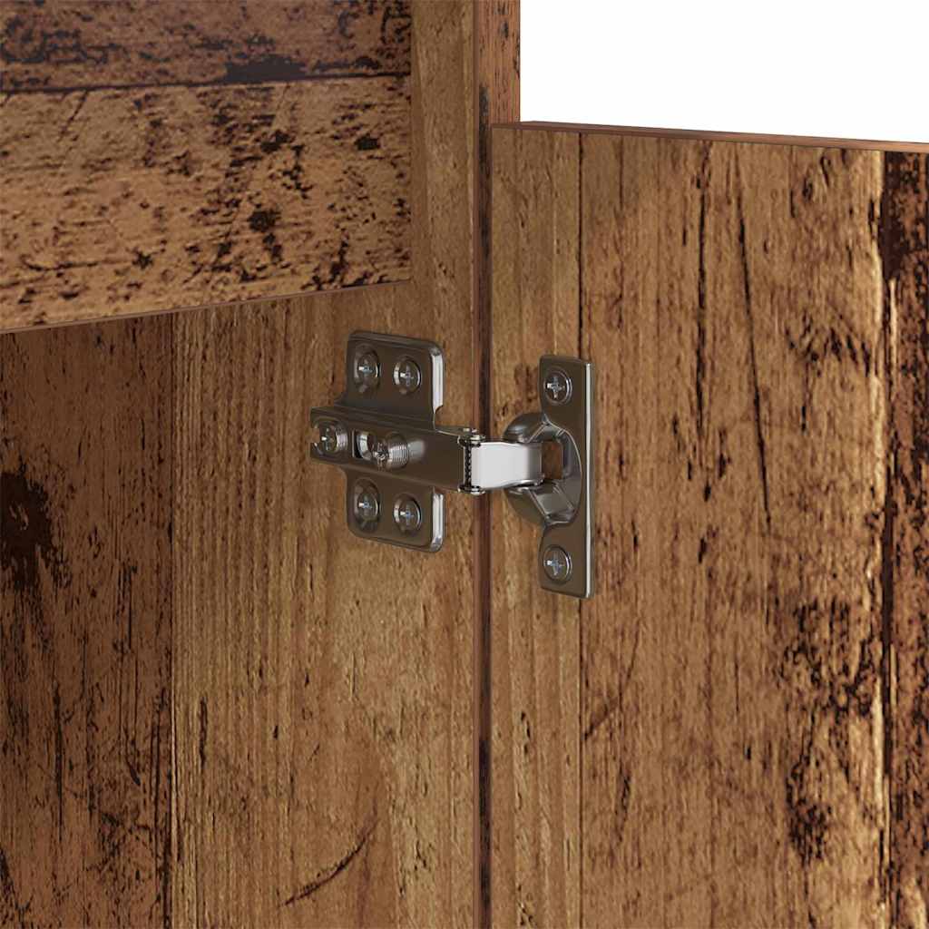 Nattbordskap 2 pcs Gammelt tre 40 x 35 x 70 cm Konstruert tre