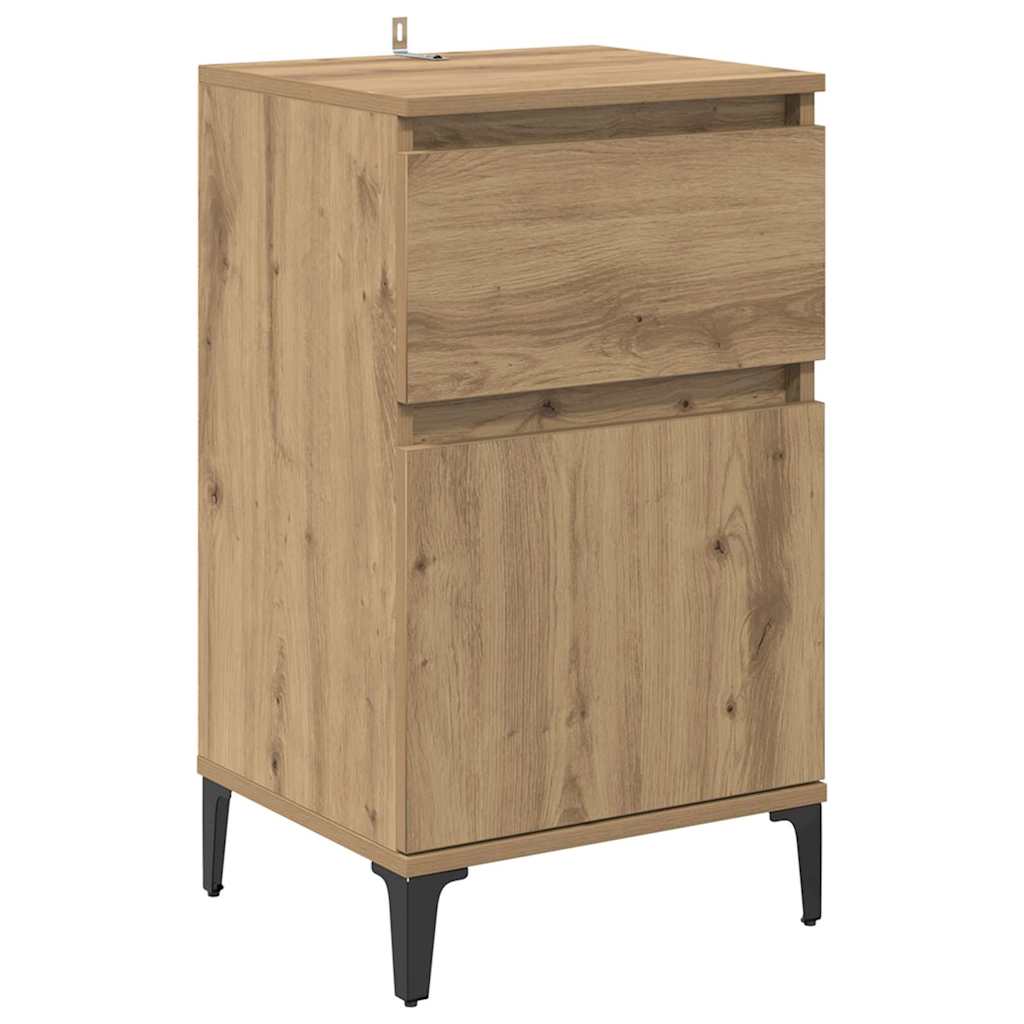 Nattbordskap Artisan Eik 40 x 35 x 70 cm Konstruert tre
