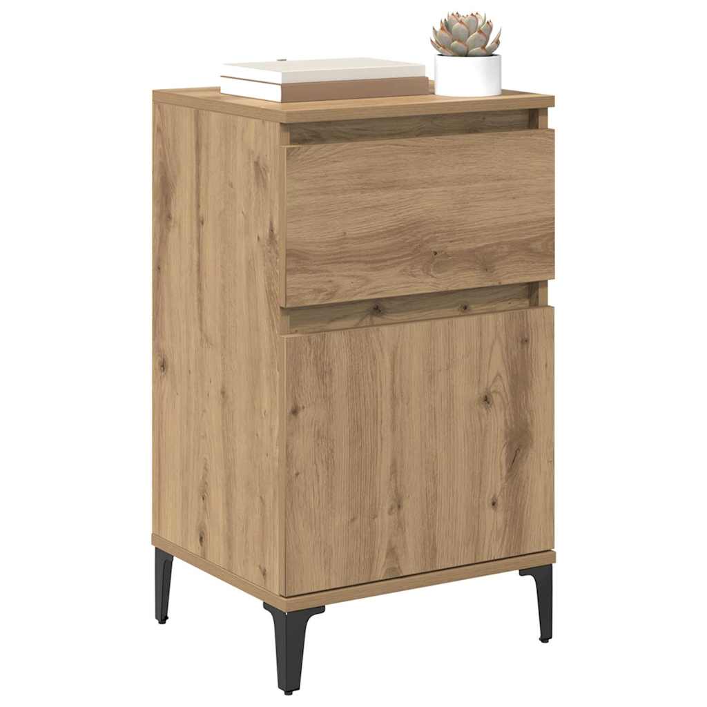 Nattbordskap Artisan Eik 40 x 35 x 70 cm Konstruert tre