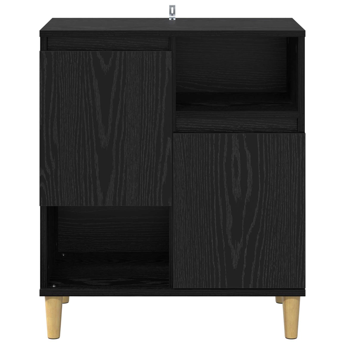 Serviesskap Svart eik 35 x 60 x 70 cm Konstruert tre