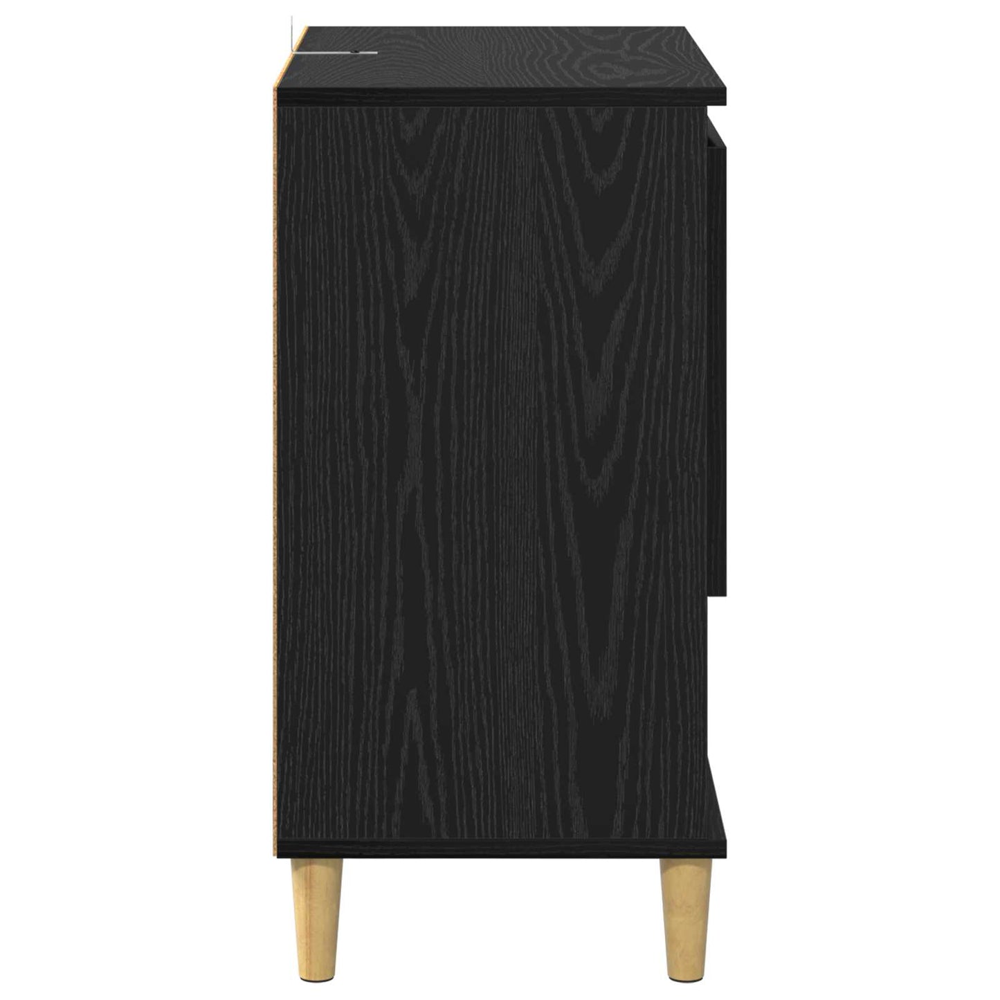 Serviesskap Svart eik 35 x 60 x 70 cm Konstruert tre
