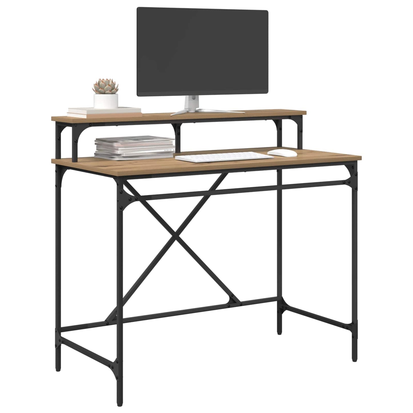Skrivebord Artisan Eik Konstruert tre 100 x 50 x 90 cm