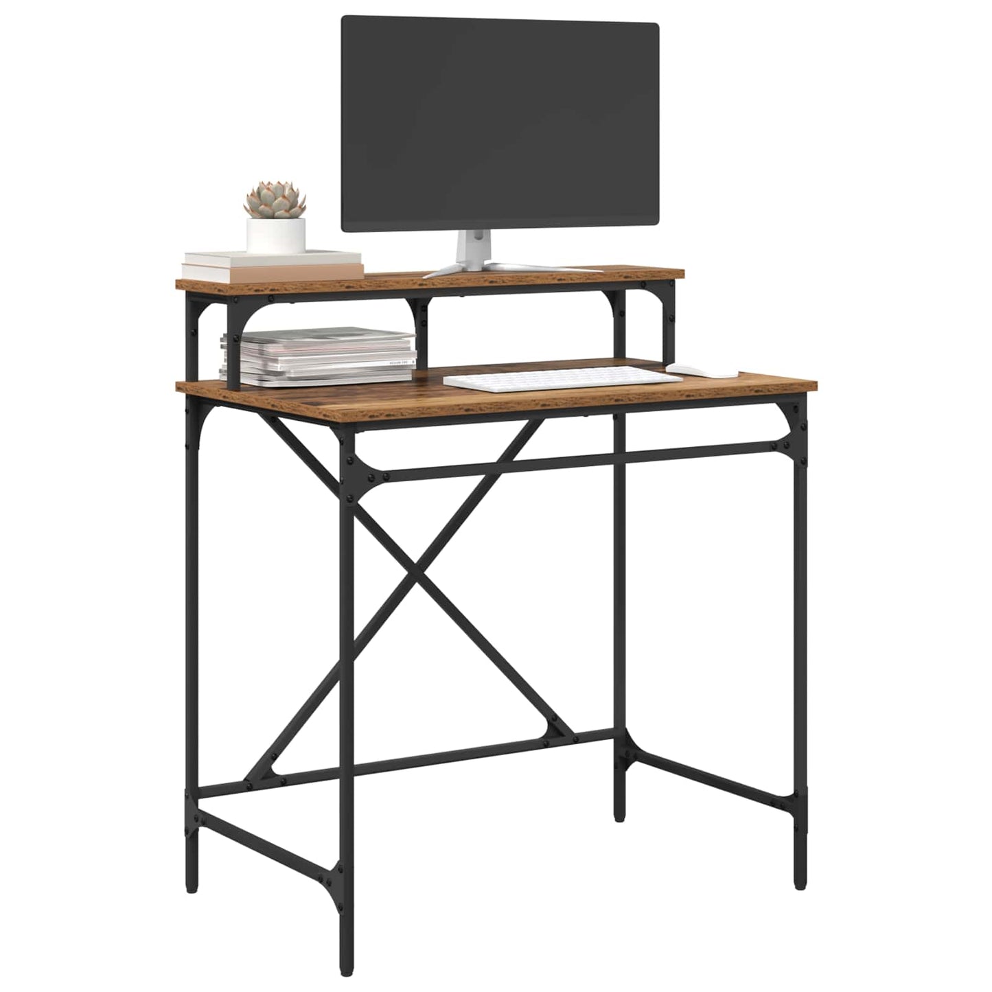 Skrivebord Gamle tre 80 x 50 x 90 cm Konstruert tre