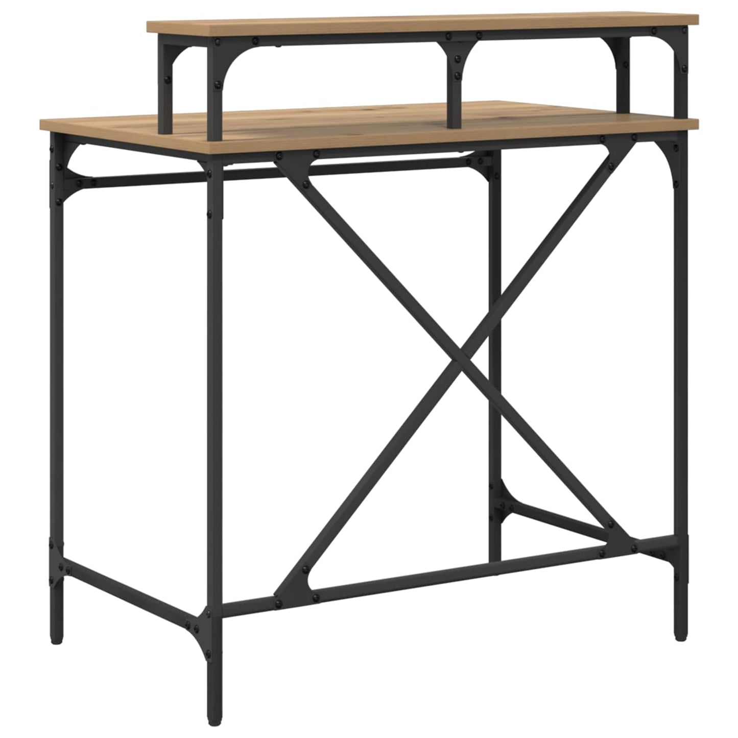 Skrivebord Artisan Eik 80 x 50 x 90 cm Konstruert tre