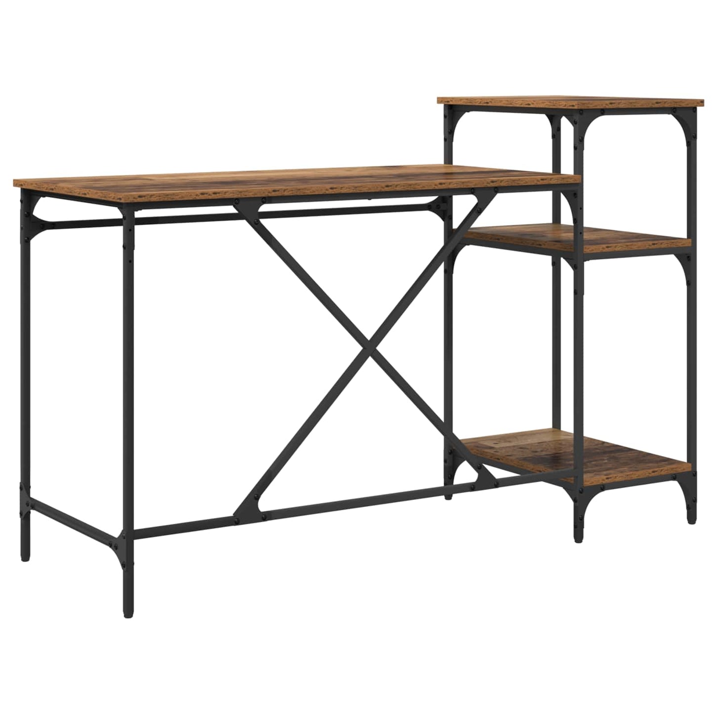 Skrivebord Gamle tre 135 x 50 x 90 cm Konstruert tre