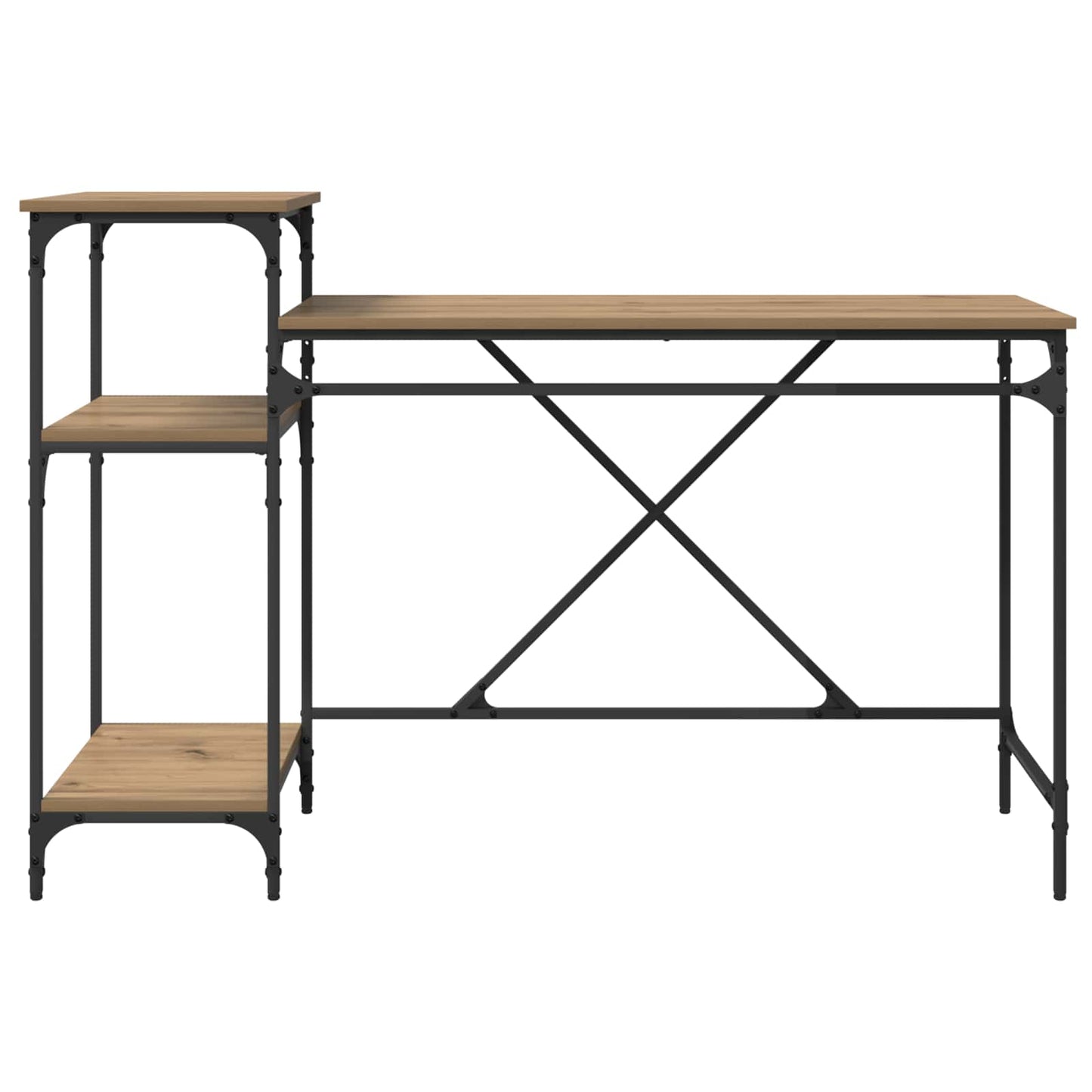 Skrivebord Artisan Eik Konstruert tre 135 x 50 x 90 cm