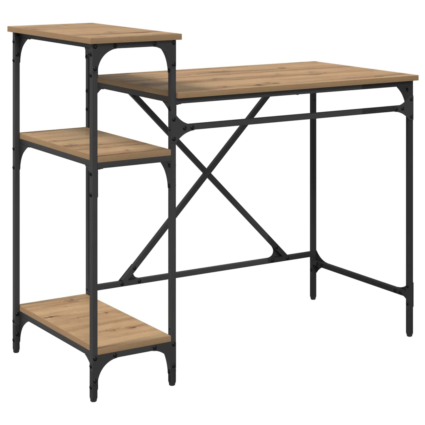 Skrivebord Artisan Eik Konstruert tre 105 x 50 x 90 cm