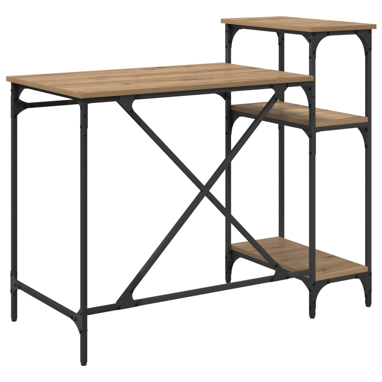 Skrivebord Artisan Eik Konstruert tre 105 x 50 x 90 cm