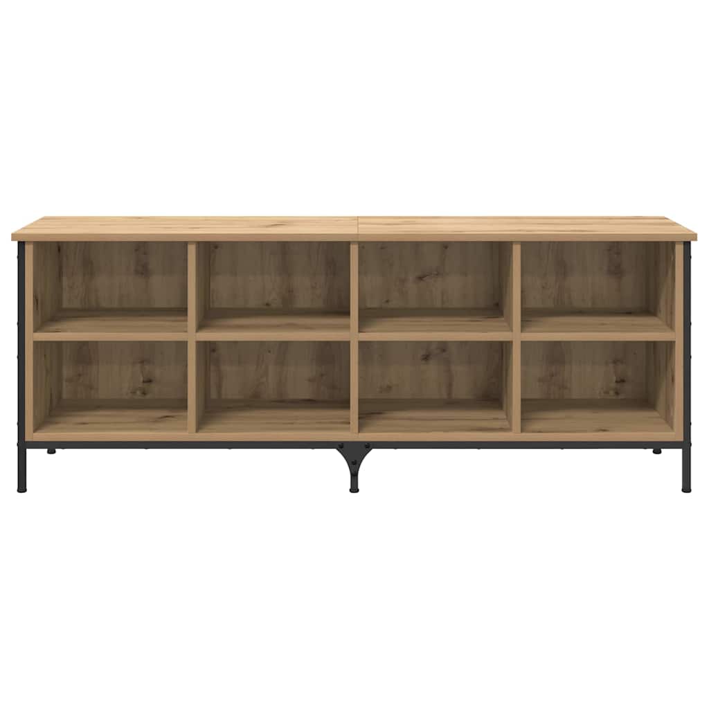 Sko Skap Artisan Eik 131 x 35 x 50 cm Ingeniørtre og jern