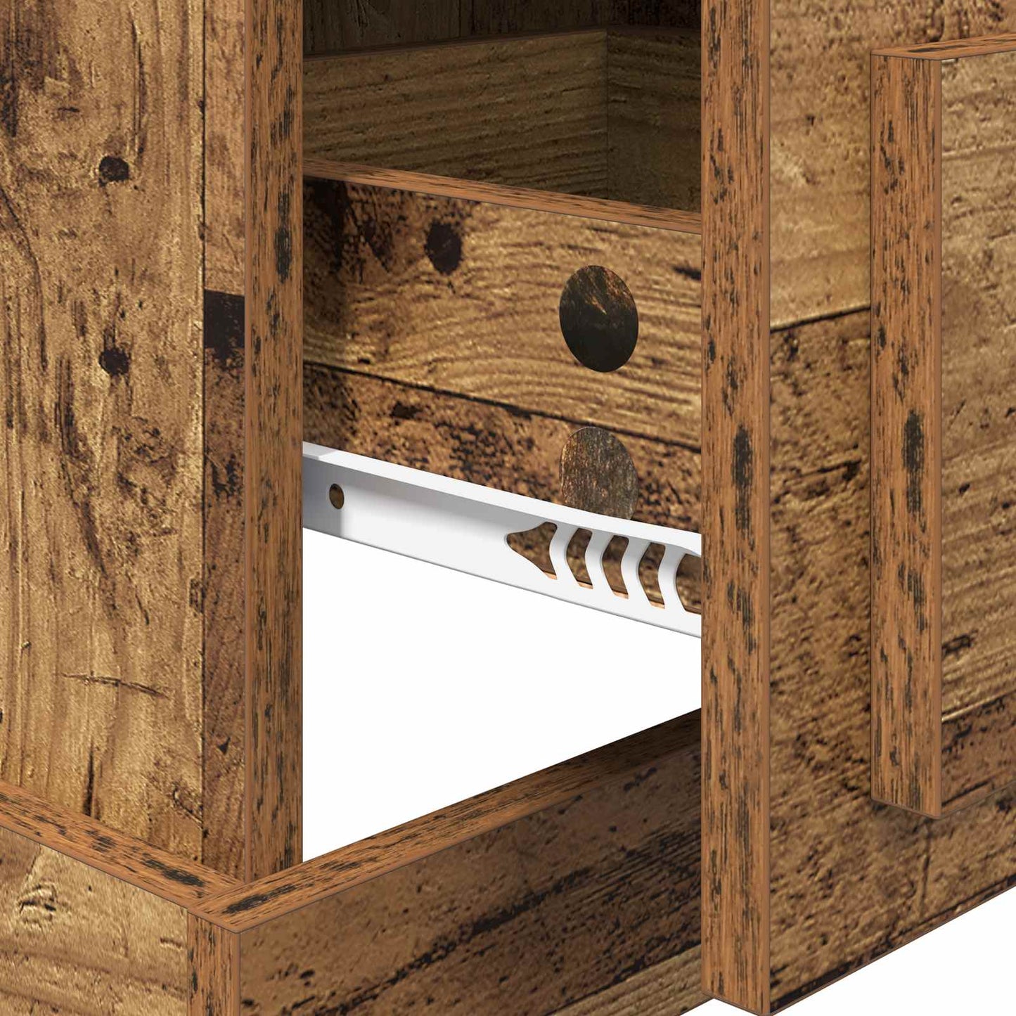Nattbordskap Gamle tre 39 x 39 x 67,5 cm Konstruert tre