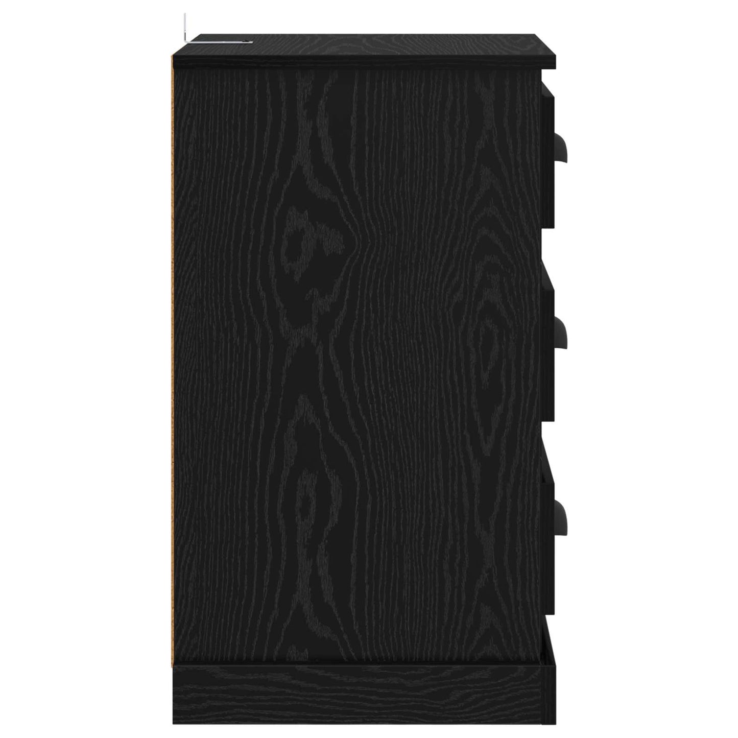 Nattbordskap Svart Eik 39 x 39 x 67,5 cm Konstruert tre