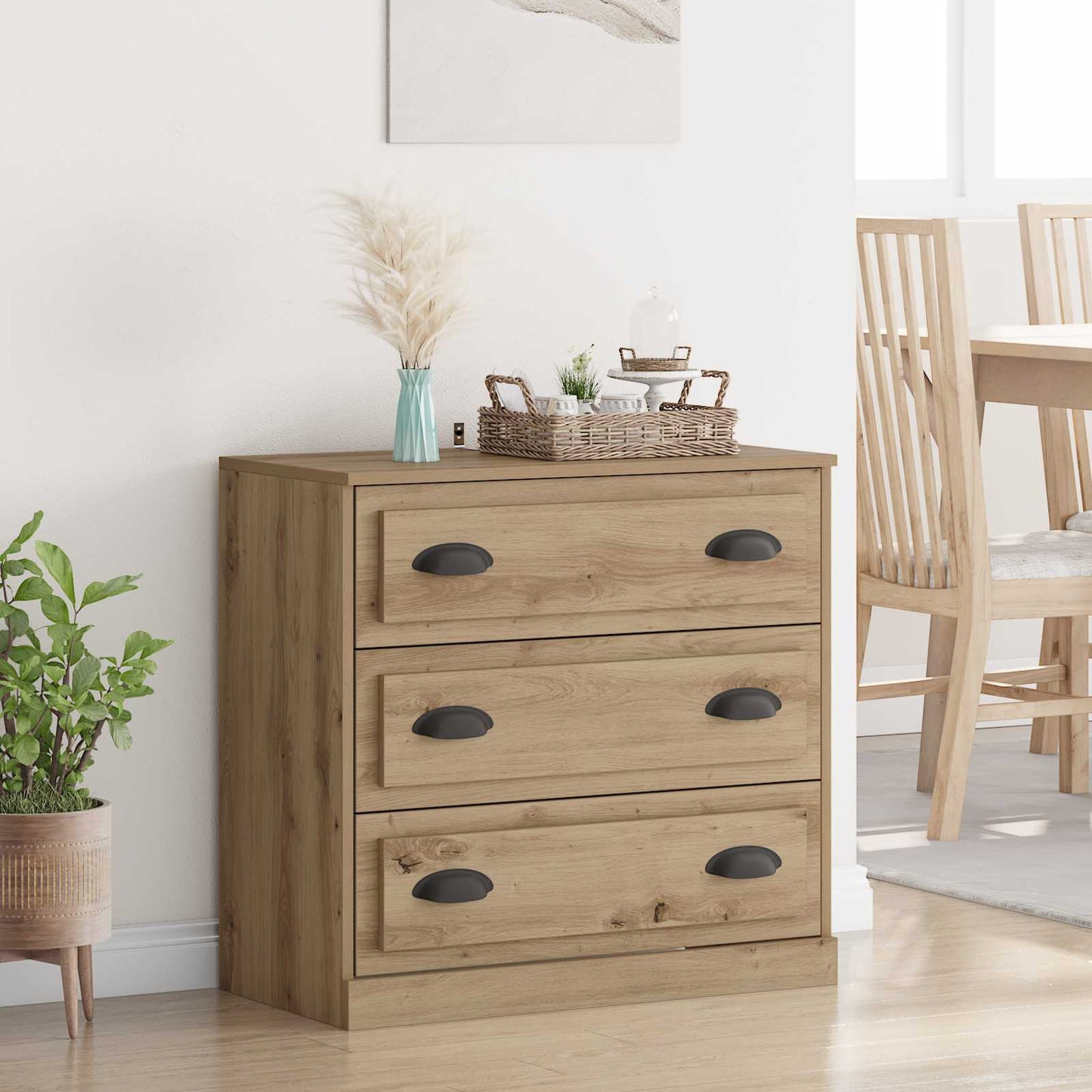 Serviesskap Artisan Eik 70 x 35,5 x 67,5 cm Konstruert tre