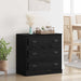 Serviesskap Svart Eik 70 x 35,5 x 67,5 cm Konstruert tre