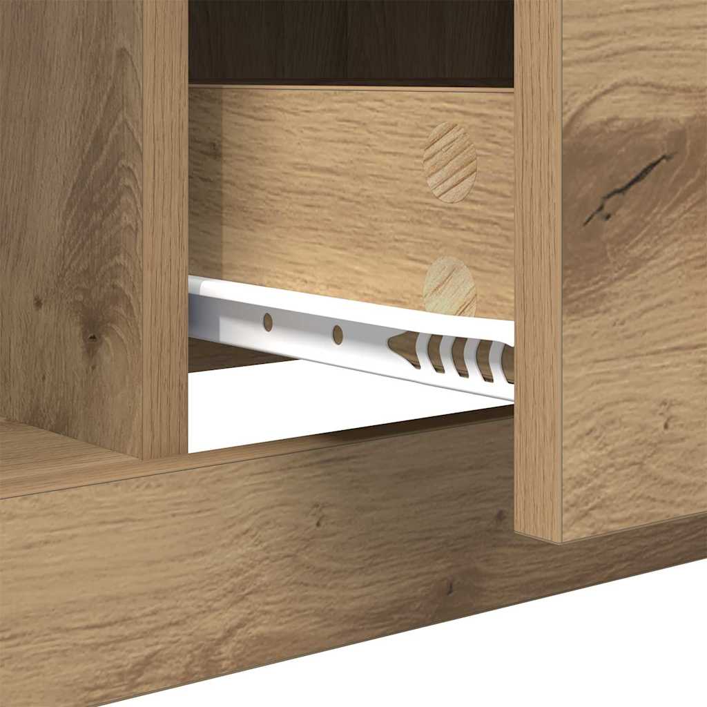 Kaffebord med skuff Artisan Eik 90 x 50 x 35 cm Konstruert tre