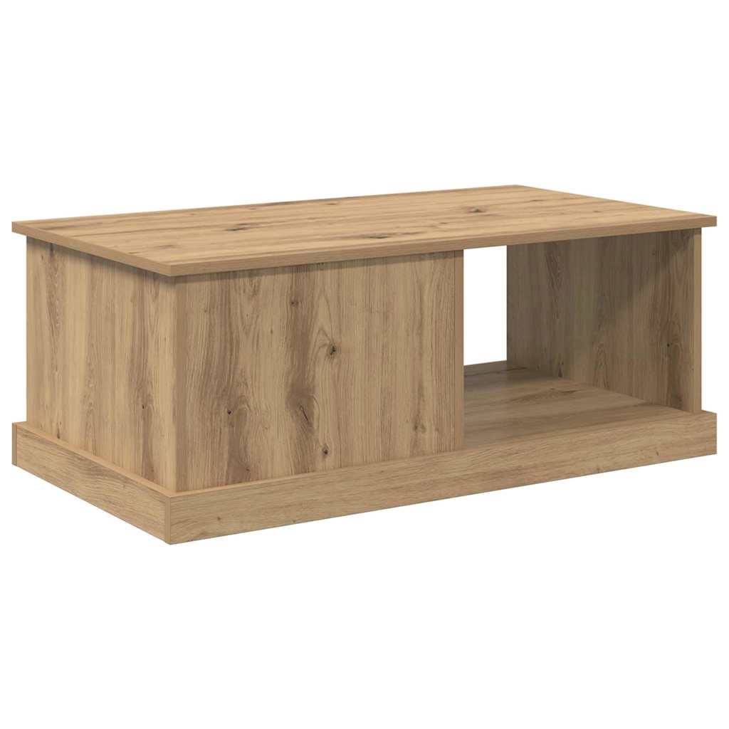 Kaffebord med skuff Artisan Eik 90 x 50 x 35 cm Konstruert tre