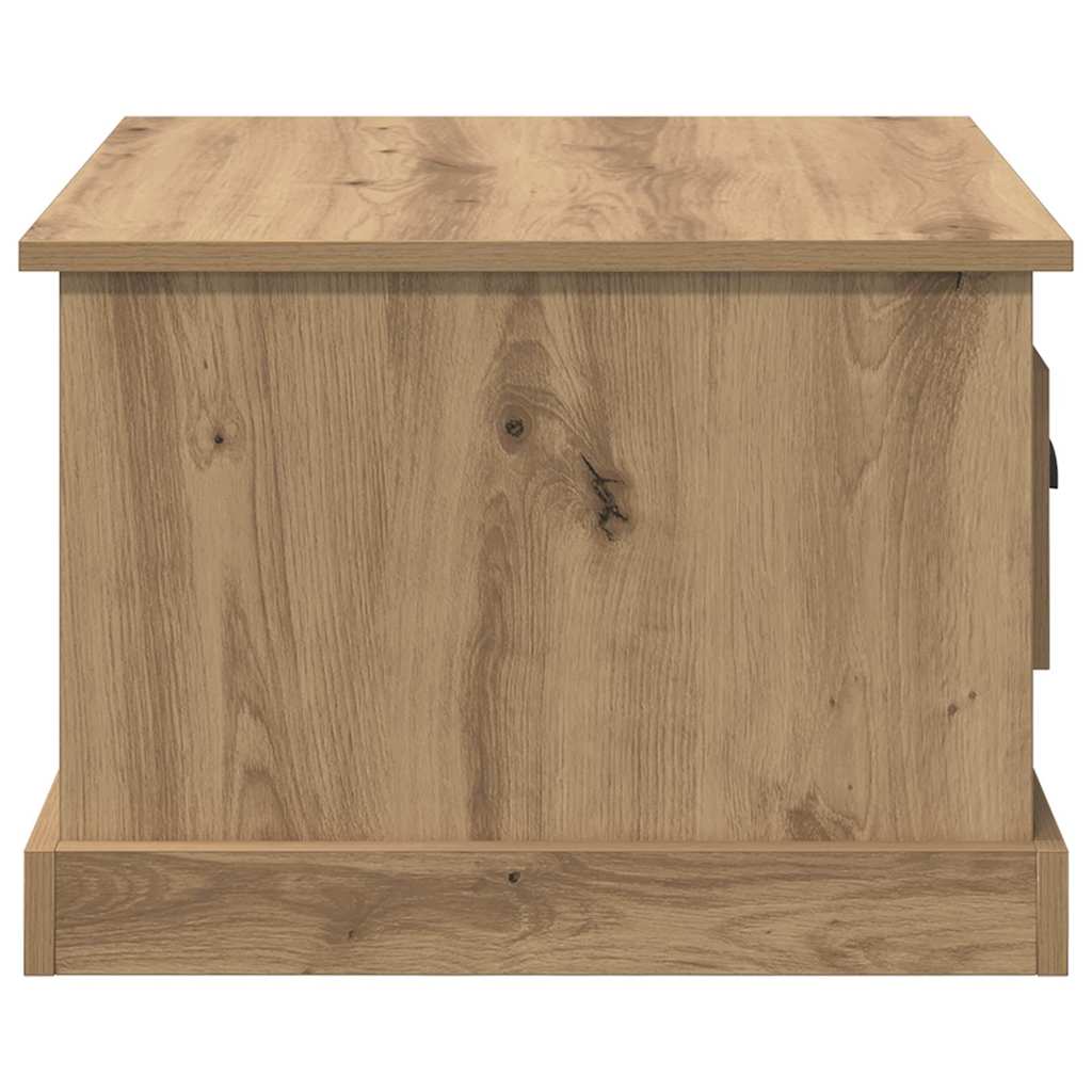 Kaffebord med skuff Artisan Eik 50 x 50 x 35 cm Konstruert tre