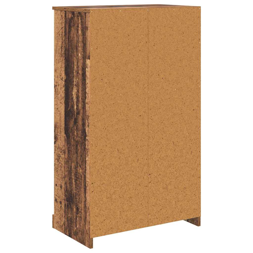 Høyskap med skuff Gamle tre 60 x 35,5 x 103,5 cm Konstruert tre