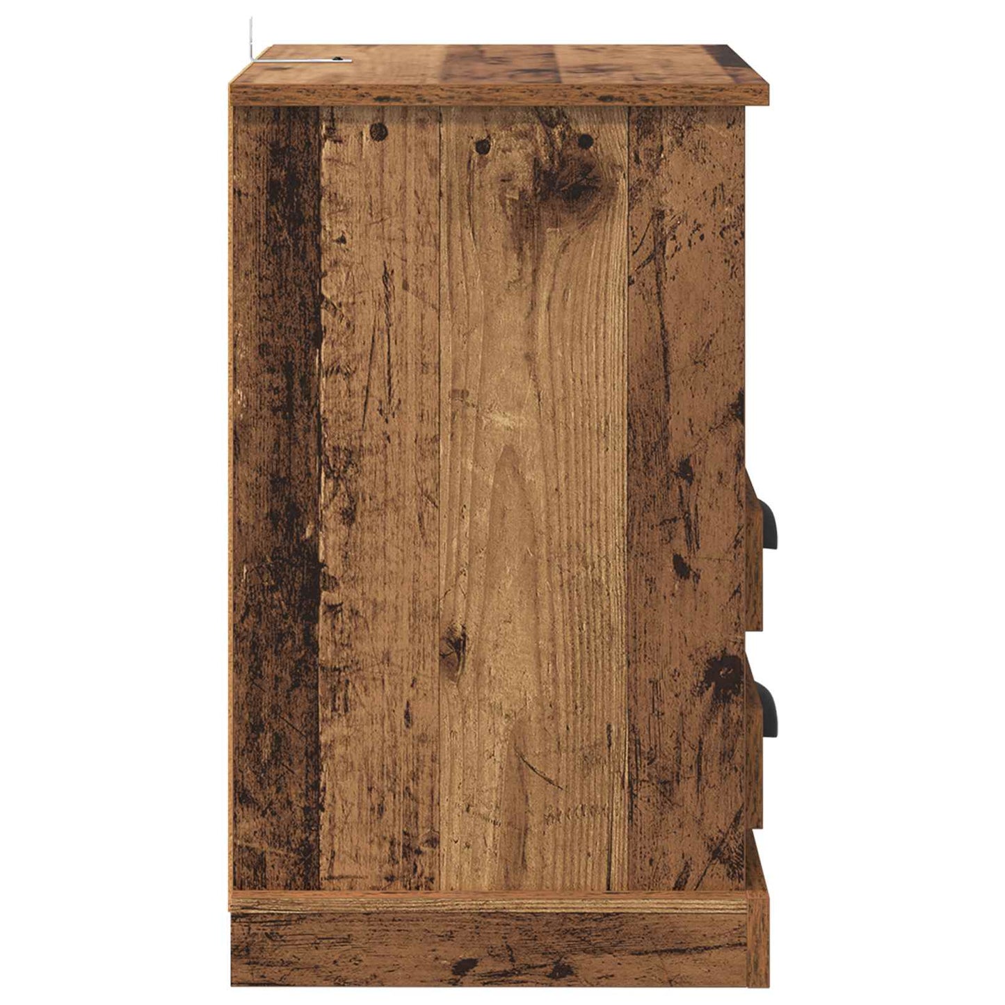 Nattbordskap 2 pcs Gammelt tre 36 x 43 x 60 cm Konstruert tre