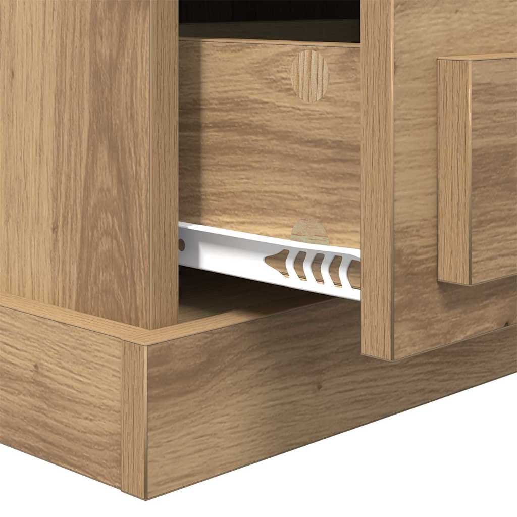 Nattbordskap artisan eik 43 x 36 x 60 cm Konstruert tre