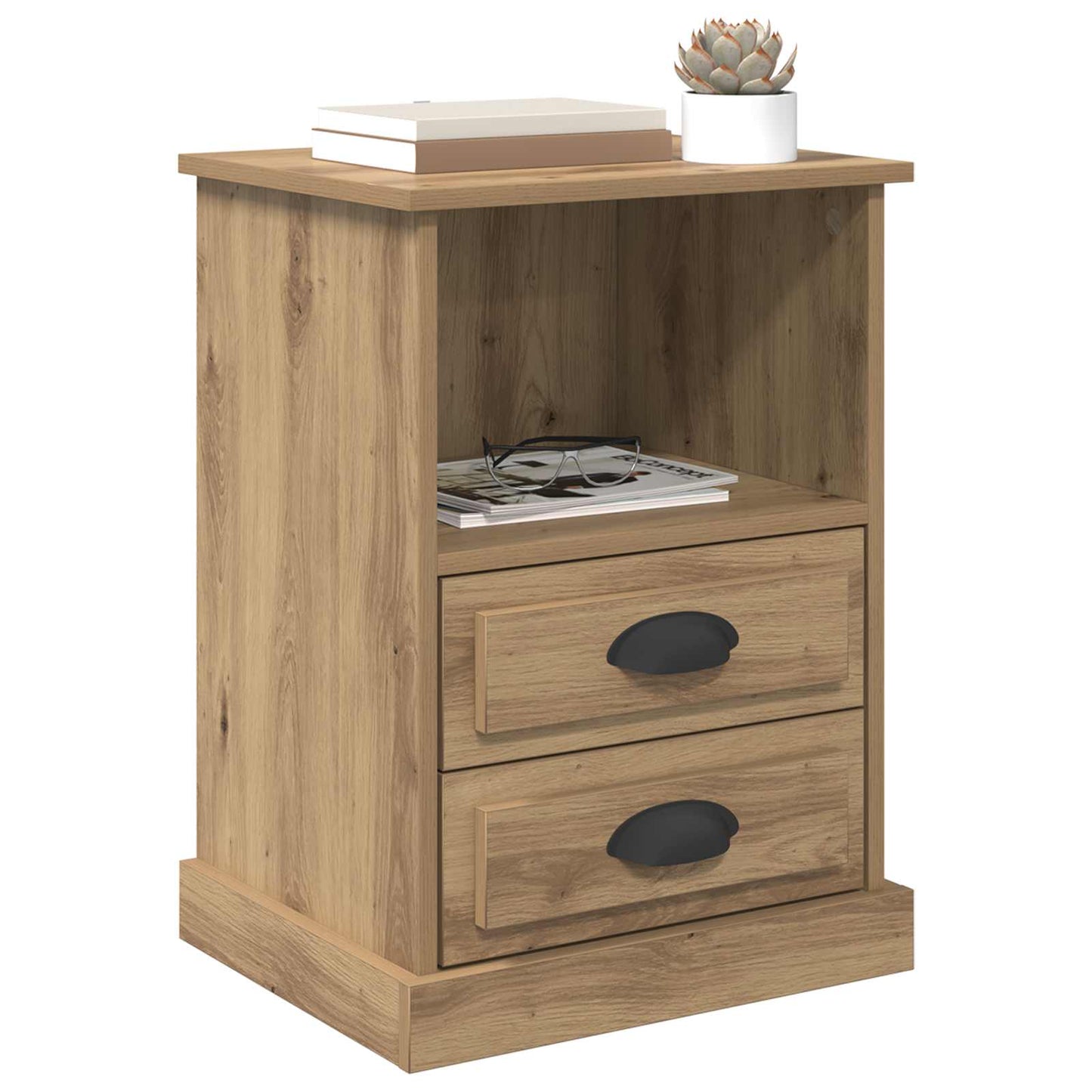 Nattbordskap Artisan Eik 36 x 43 x 60 cm Konstruert tre