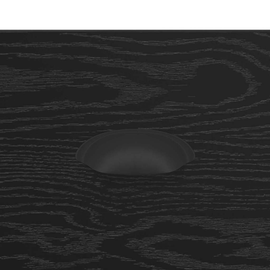 Nattbordskap 2 pcs Svart eik 43 x 36 x 60 cm Konstruert tre