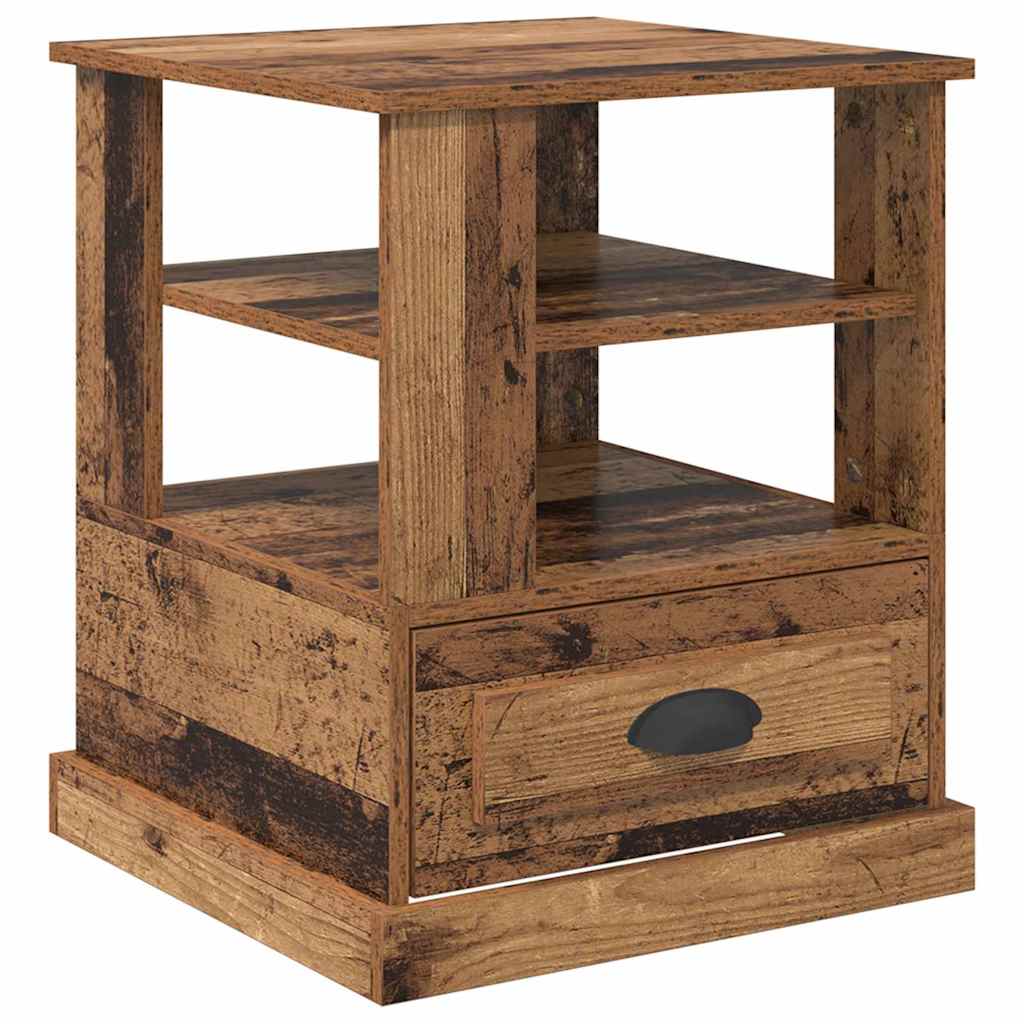 Nattbordskap Gammelt tre 50 x 50 x 60 cm Konstruert tre