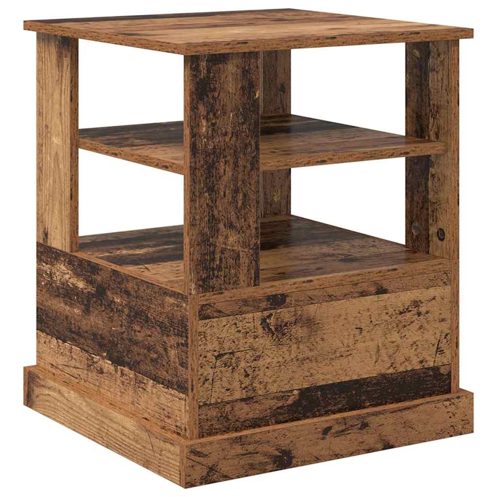 Nattbordskap Gammelt tre 50 x 50 x 60 cm Konstruert tre