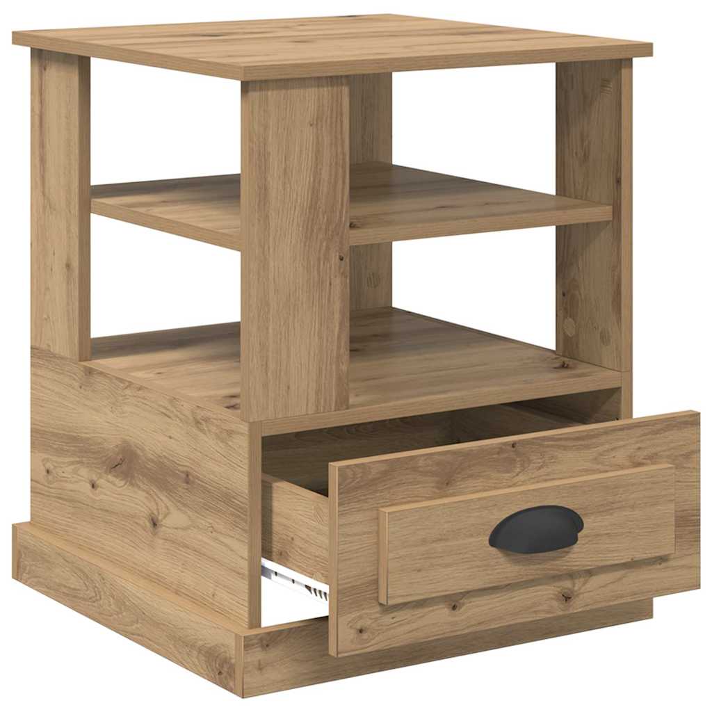 Nattbordskap Artisan Eik 50 x 50 x 60 cm Konstruert tre
