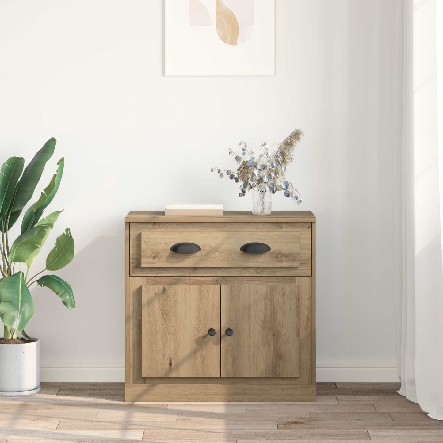 Høyskap Artisan Eik 70 x 35,5 x 67,5 cm Konstruert tre
