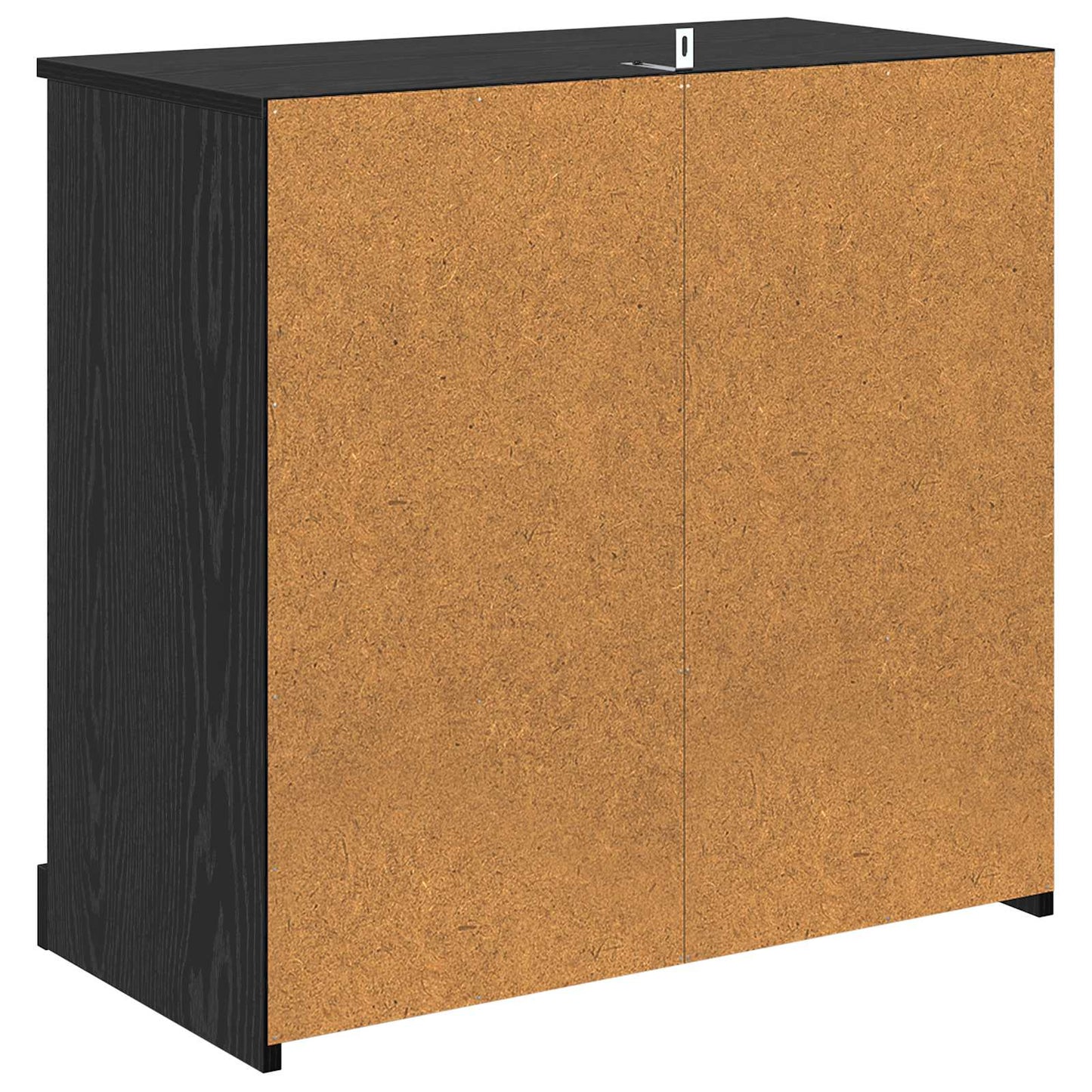 Høyskap med skuff Svart Eik 70 x 35,5 x 67,5 cm Konstruert tre