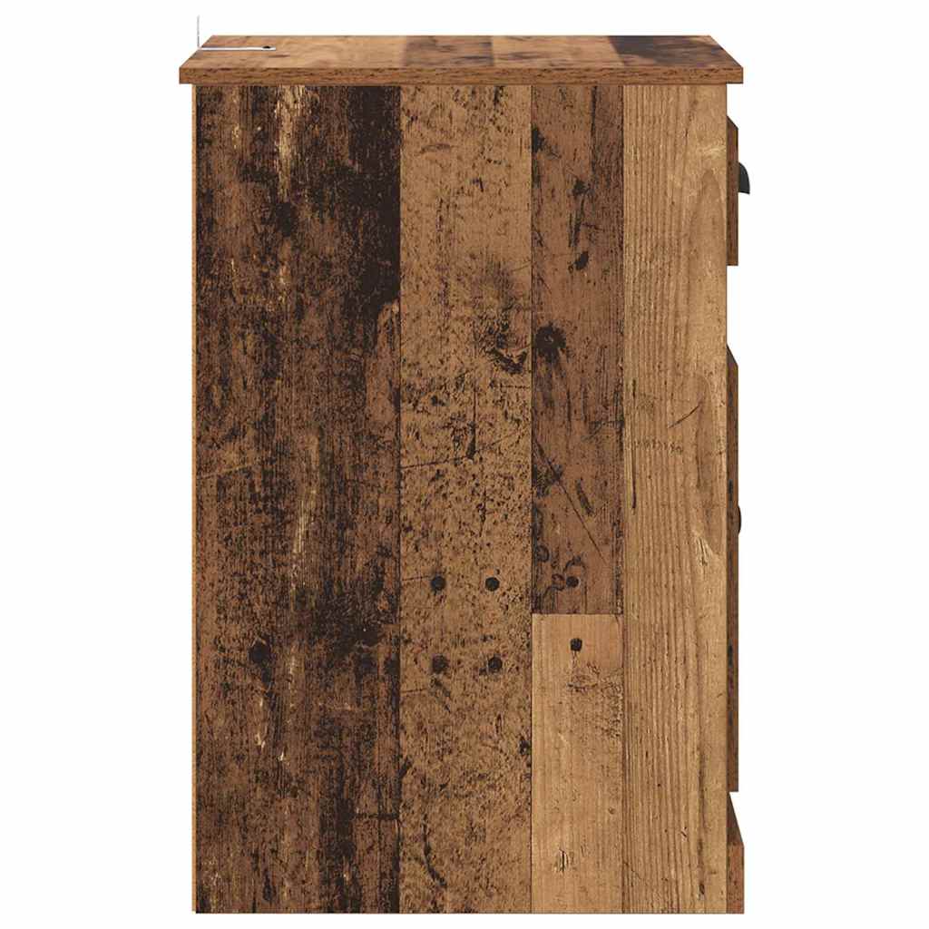 Sideskap Veggmontert Gammelt tre 40 x 50 x 75 cm Konstruert tre