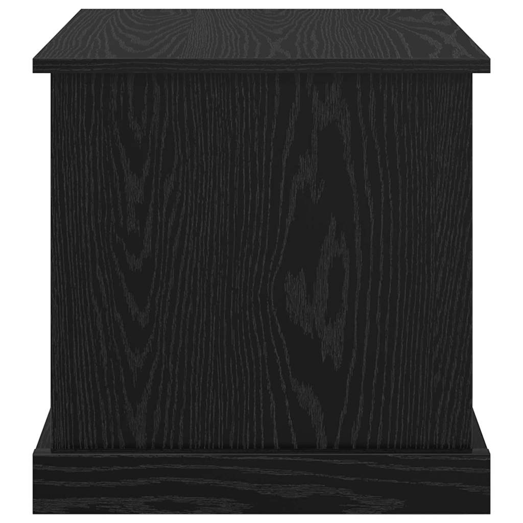 Kaffebord 3 pcs Svart Eik Konstruert tre