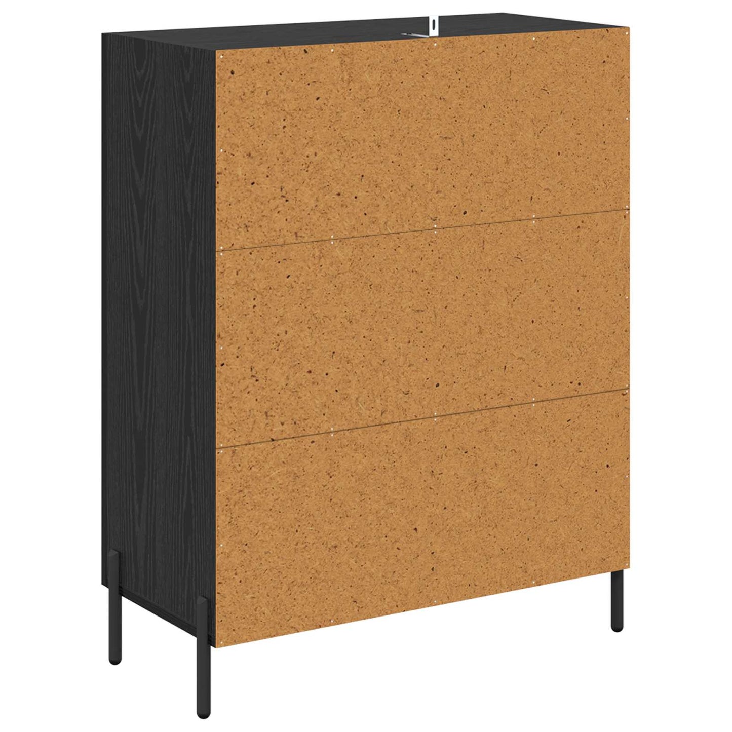 Serviesskap Svart Eik 69,5 x 34 x 90 cm Konstruert tre