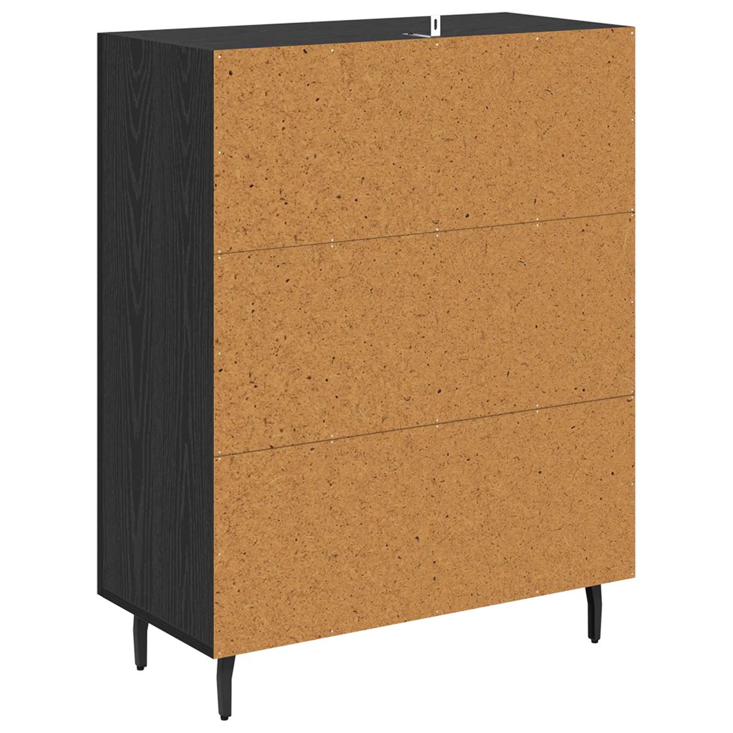 Serviesskap Svart Eik 69,5 x 34 x 90 cm Konstruert tre