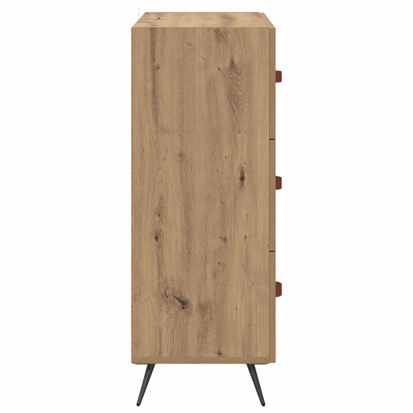Kommode 3-Skuff Artisan Eik 69,5 x 34 x 90 cm Konstruert tre