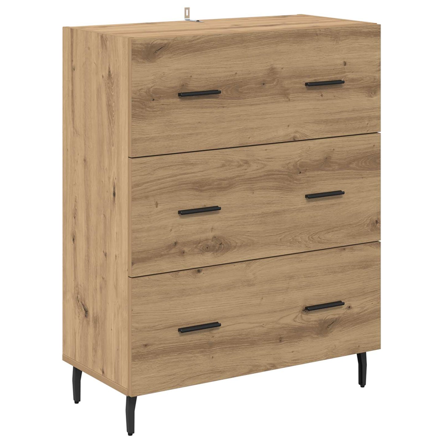 Serviesskap Artisan Eik 69,5 x 34 x 90 cm Ingeniørtre og jern