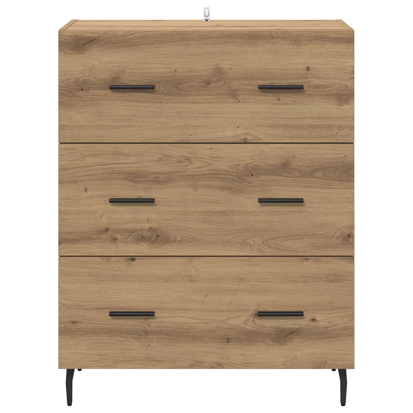 Serviesskap Artisan Eik 69,5 x 34 x 90 cm Ingeniørtre og jern