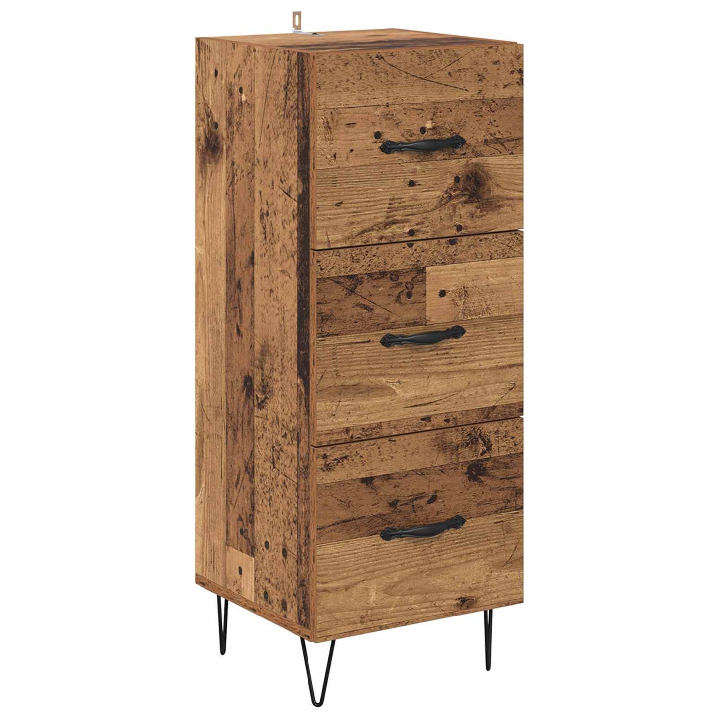 Serviesskap Gammelt tre 34 x 34.5 x 90 cm Konstruert tre