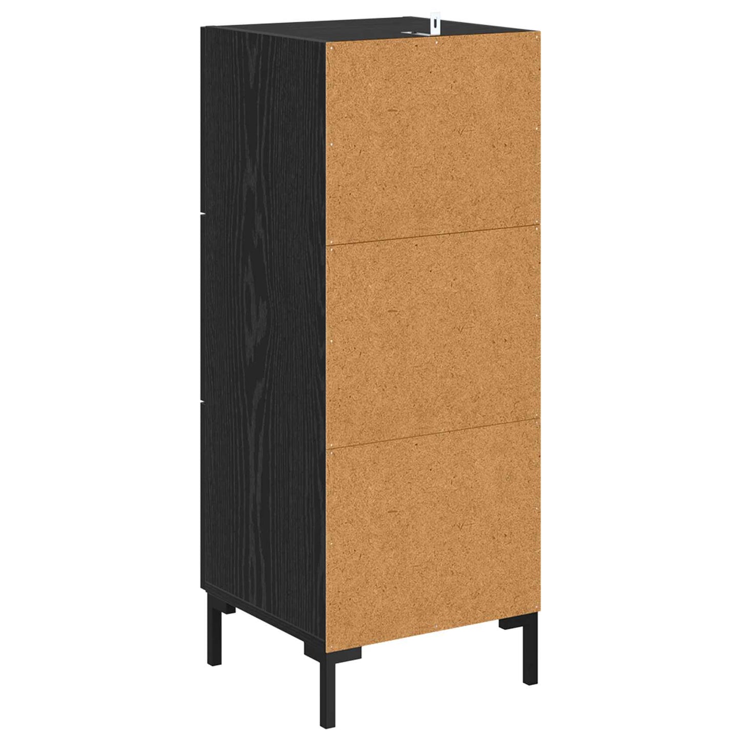 Serviesskap Svart Eik 34,5 x 34 x 90 cm Konstruert tre