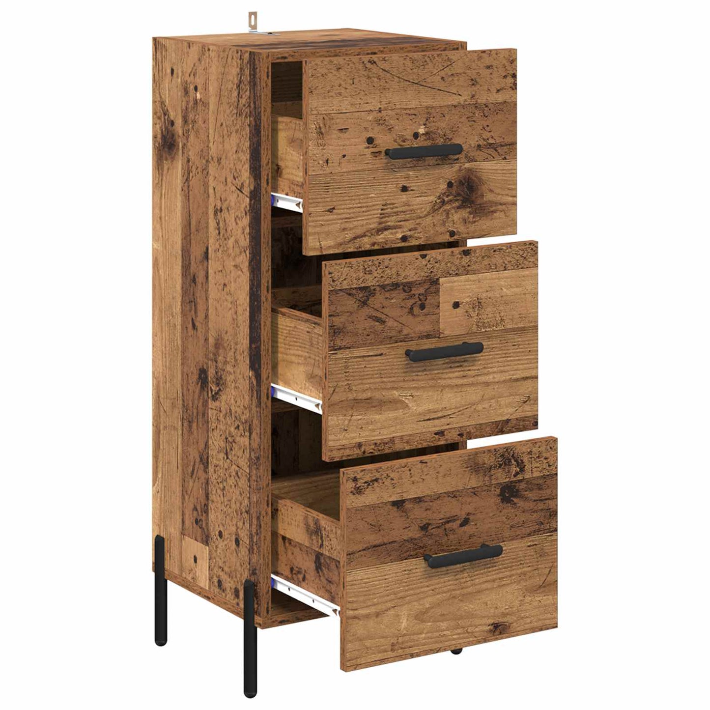 Serviesskap Gammelt tre 34 x 34,5 x 90 cm Konstruert tre