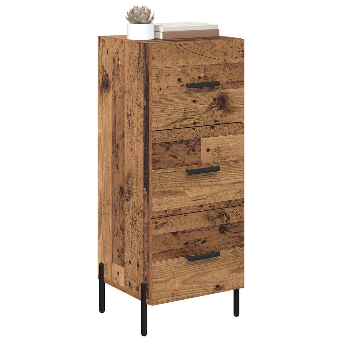 Serviesskap Gammelt tre 34 x 34,5 x 90 cm Konstruert tre