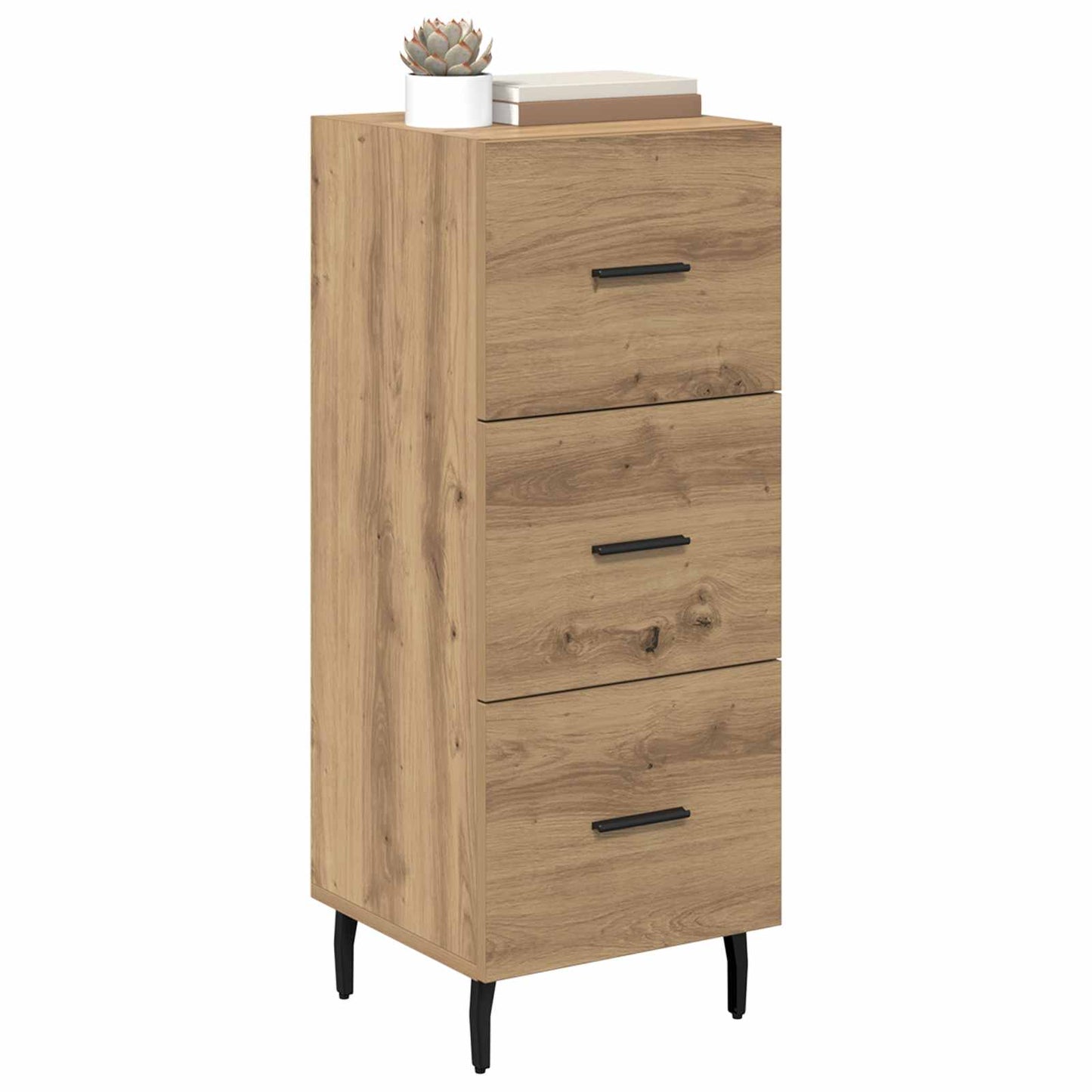 Serviesskap artisan eik 34 x 34,5 x 90 cm Konstruert tre
