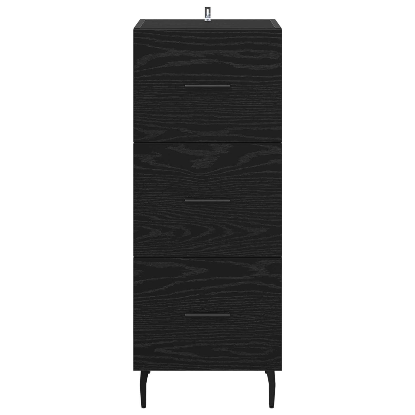 Serviesskap Svart eik 34 x 34,5 x 90 cm Konstruert tre