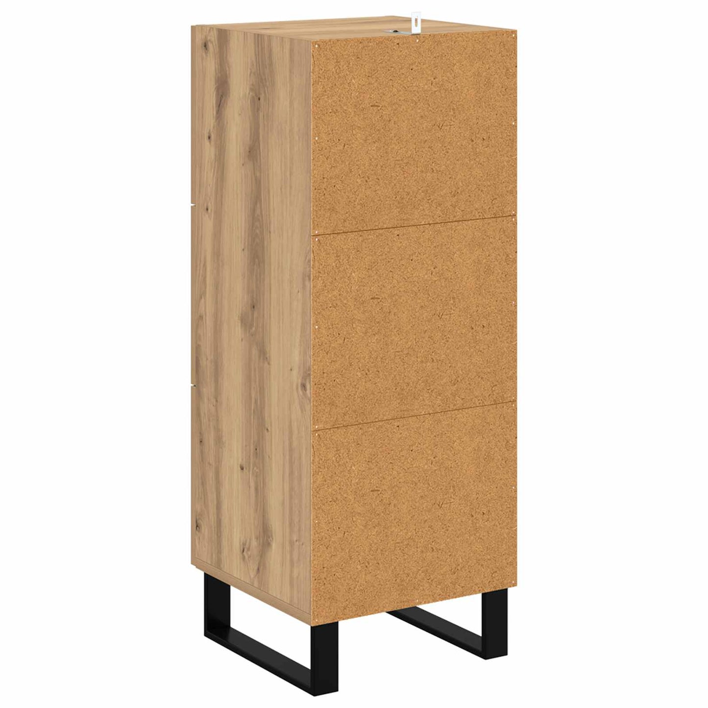 Serviesskap Artisan Eik 34,5 x 34 x 90 cm Ingeniørtre og jern