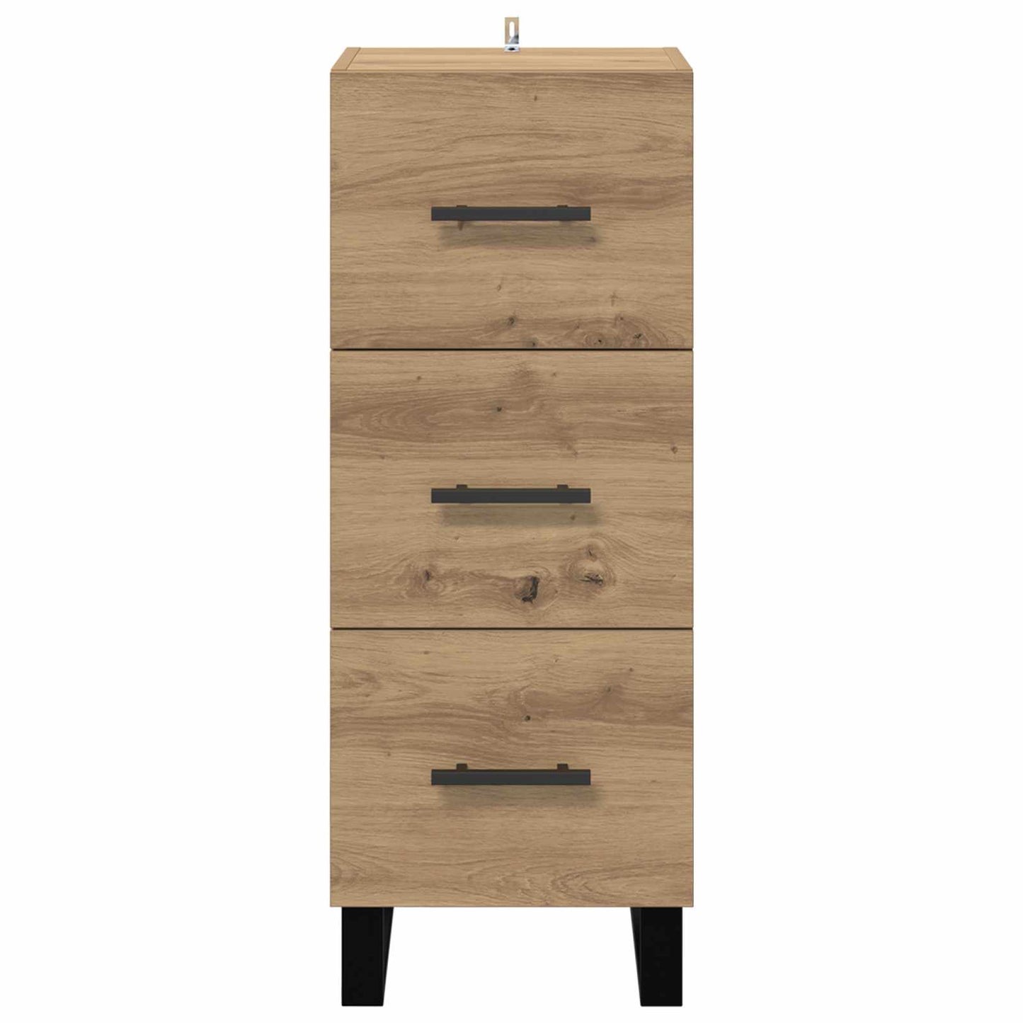Serviesskap Artisan Eik 34,5 x 34 x 90 cm Ingeniørtre og jern